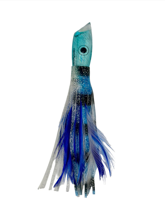 3.5 oz. TOP GUN™ Feathers and Vinyl Tuna-Dorado Saltwater Lure 6-PACK with Carry Case